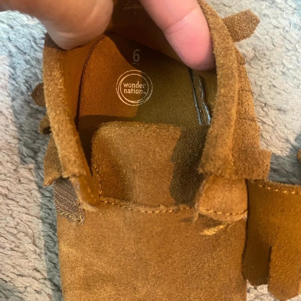 🍂Baby’s Suede Brown Moccasins